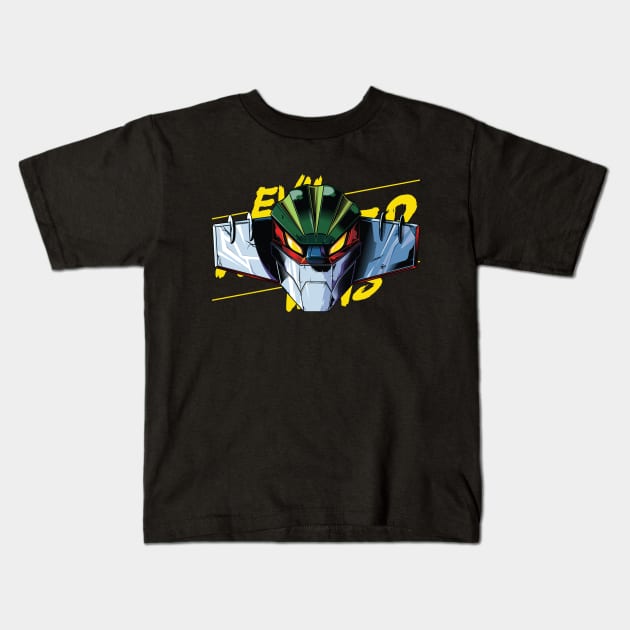 Super Classic Mechas 02 Steel Jeeg Kids T-Shirt by Evil Never Wins